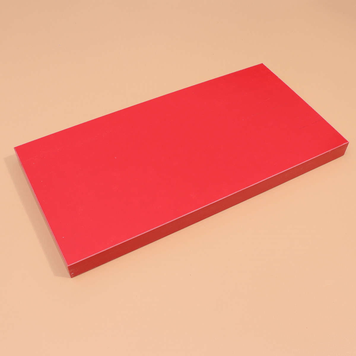 Home Office And Library - Single-Layer Wall Mounted Bookshelf Red Solid