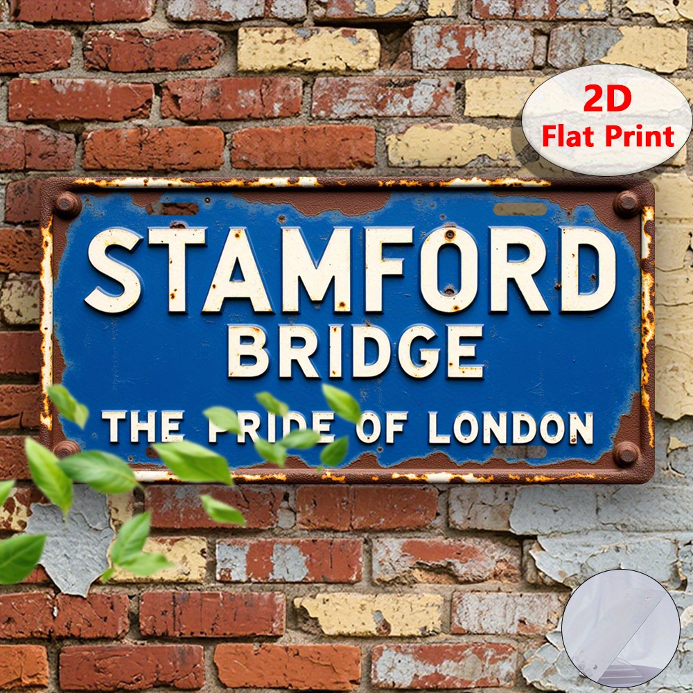 Home Office England - 2D Flat 1pc Vintage Stamford Bridge