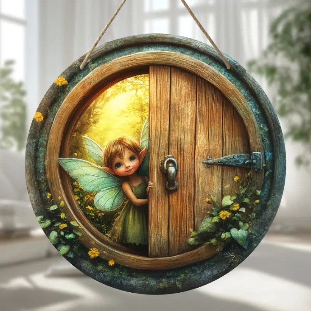 2D Charming Fairy Door Circula - đánh giá và giá Home Office Logo