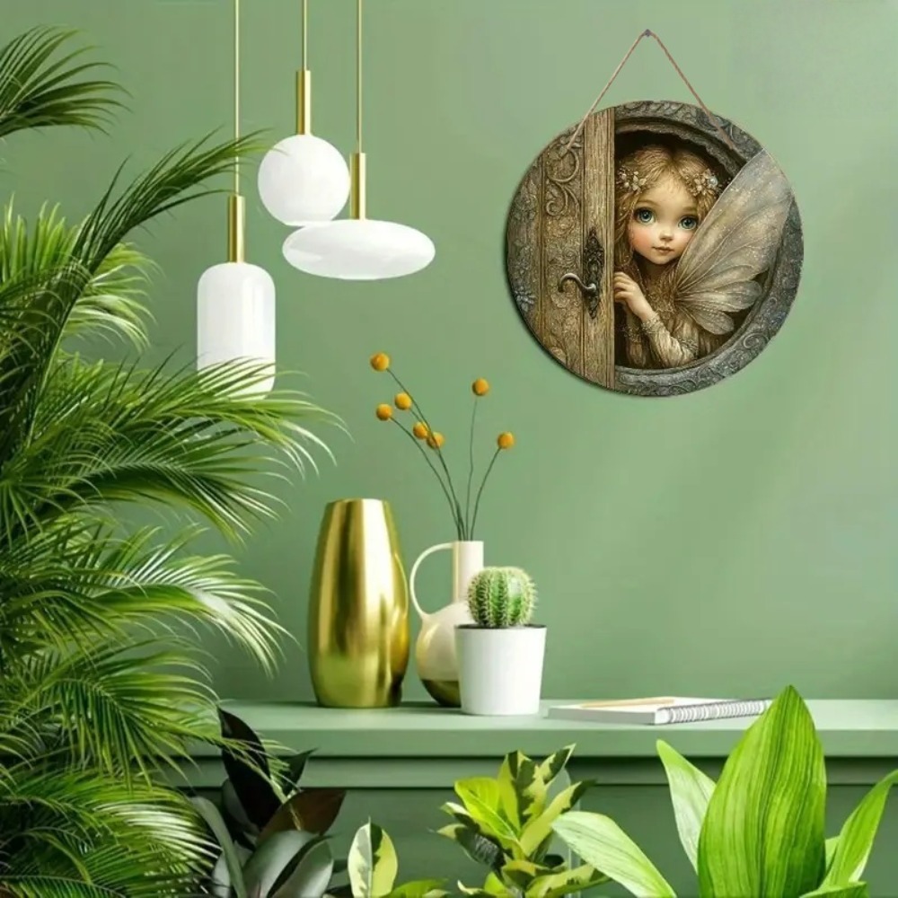 2D Charming Fairy Door Circula - đánh giá và giá Home Office Logo