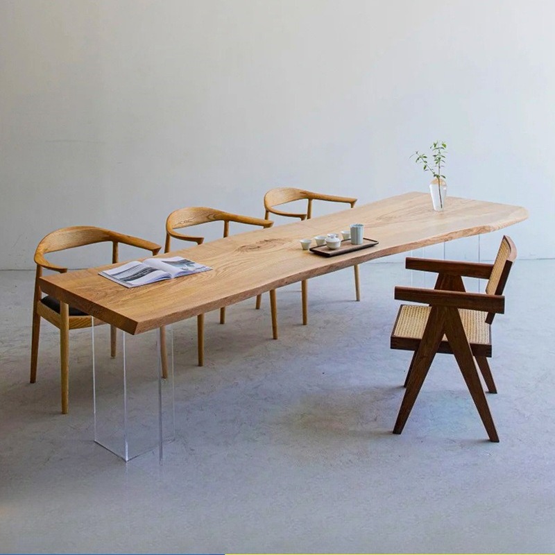 Nordic Solid Wood Acrylic Floa - đánh giá và giá Home Office Furniture