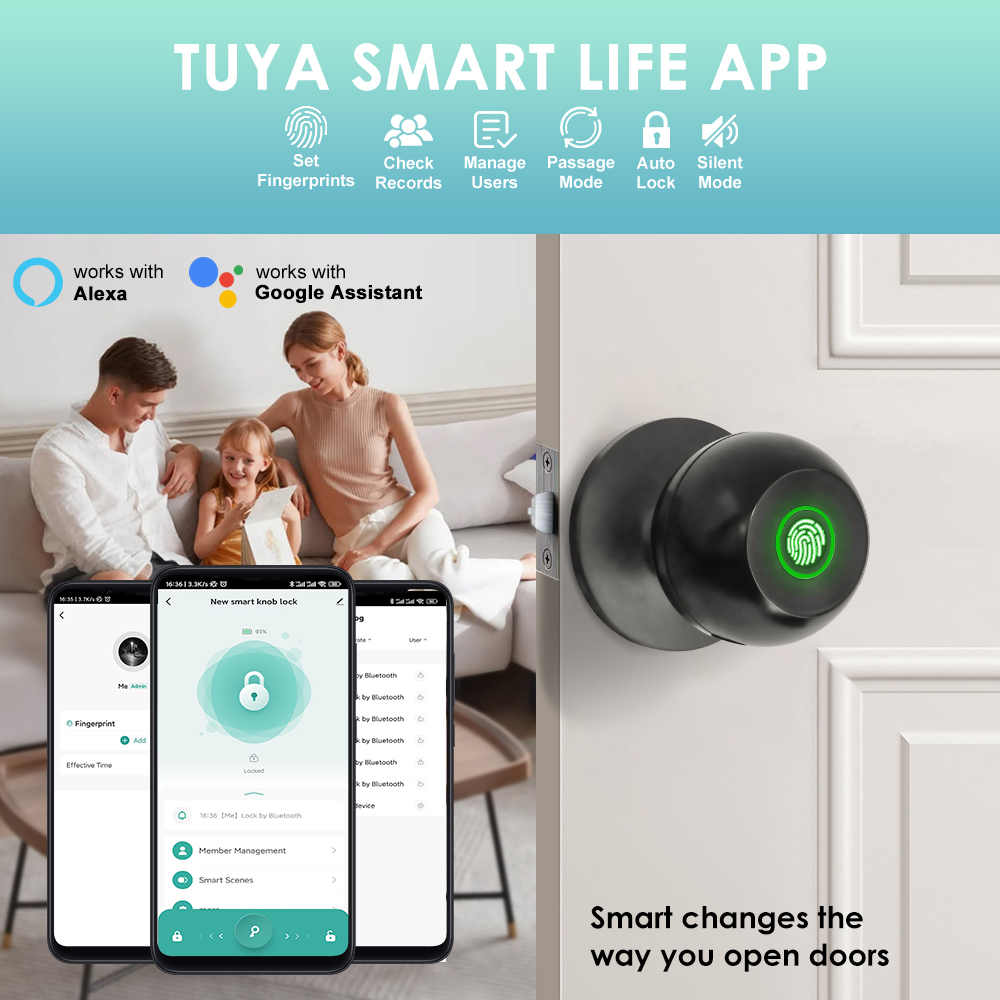 Tuya Electronic Door Lock Smar - đánh giá và giá Home Office Immigration