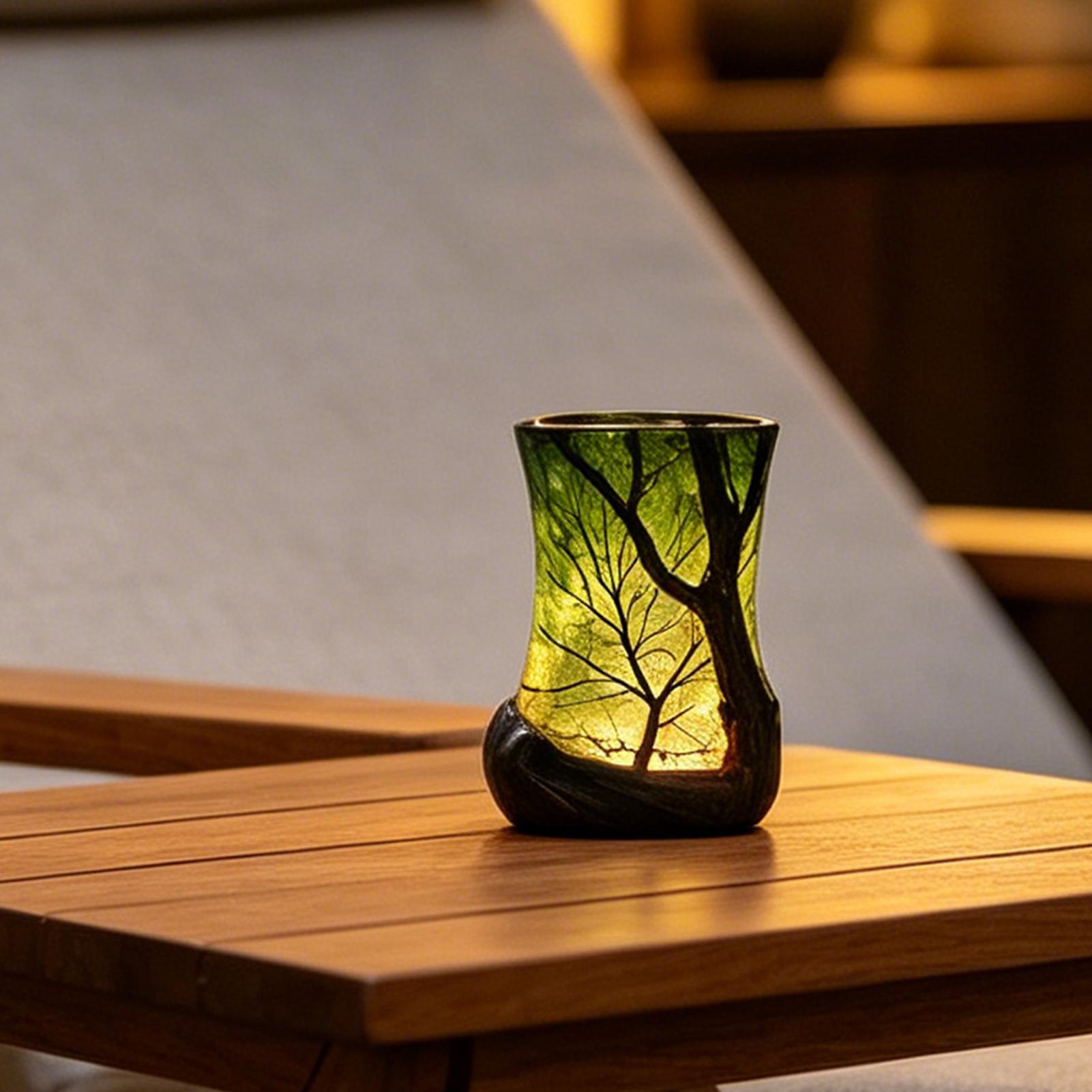 Bedside Table Lamp Forest Nigh - đánh giá và giá Home Office Ideas