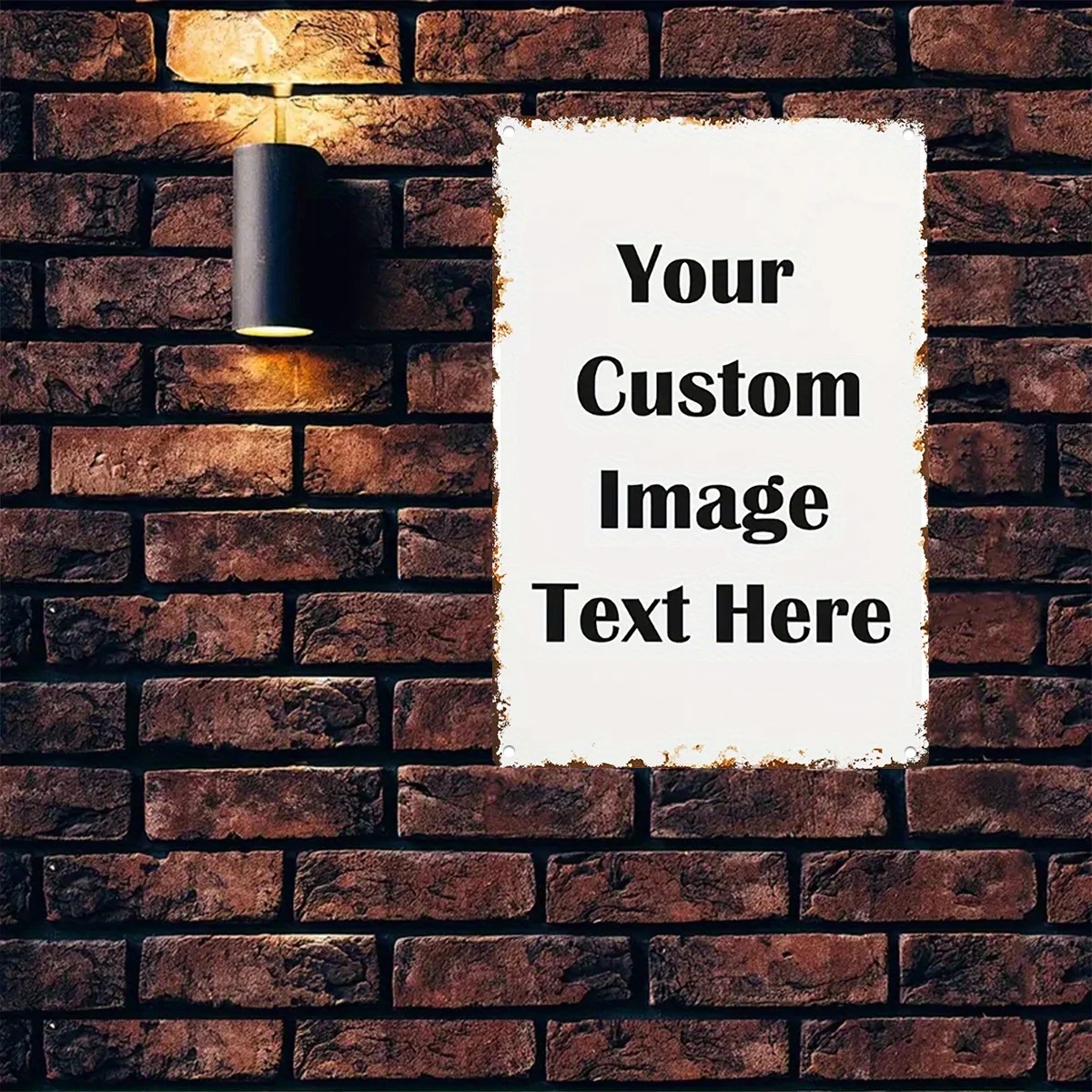 Custom Photo & Text Tin Sign - - đánh giá và giá Home Office Ideas