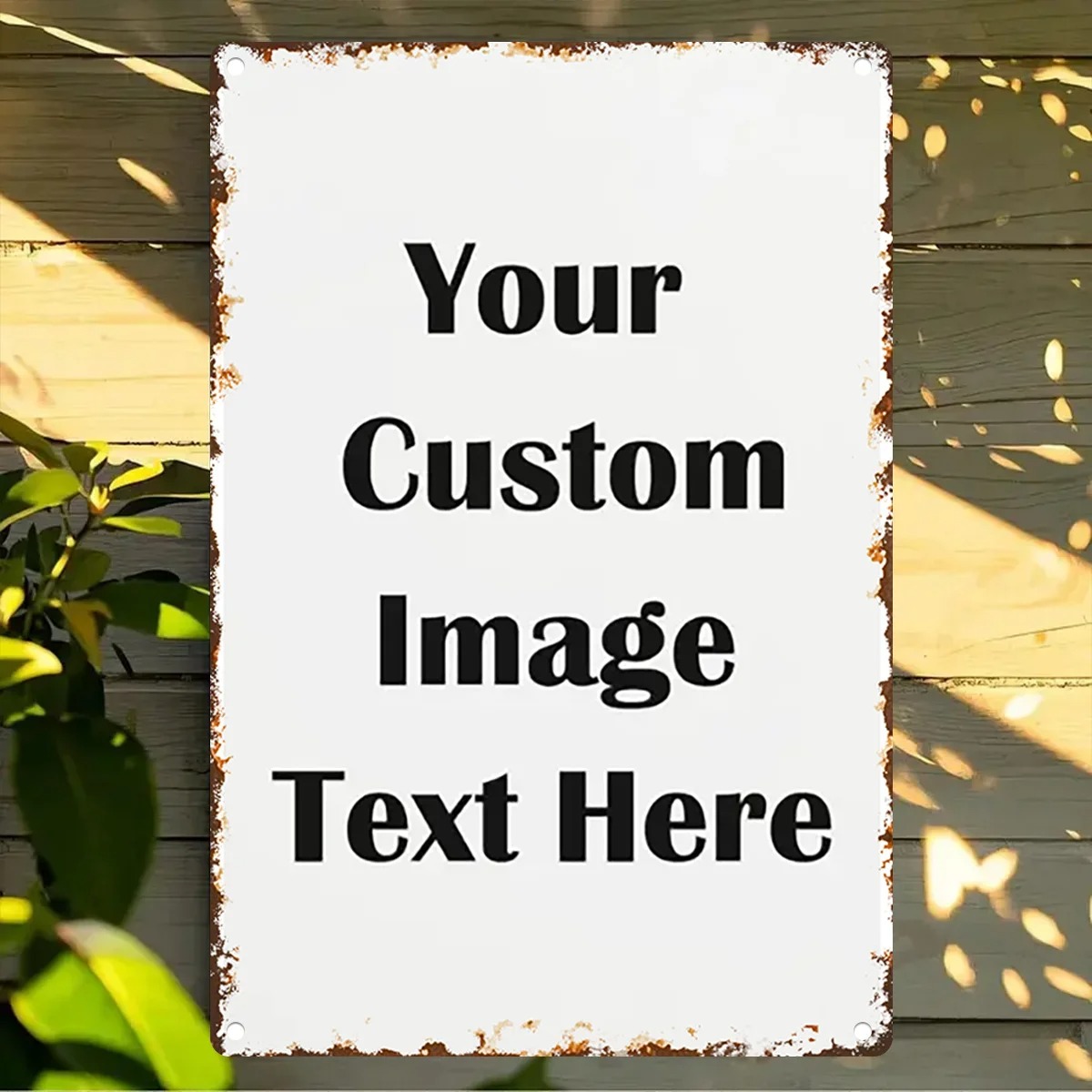 Custom Photo & Text Tin Sign - - đánh giá và giá Home Office Ideas