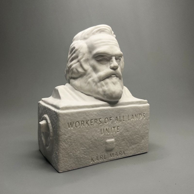 Karl Marx Plaster Bust Sculptu - đánh giá và giá Home Office And Library