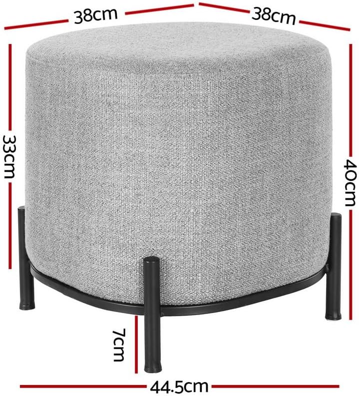 **/Ottoman, Round Footstool Lo - đánh giá và giá Home Office Furniture