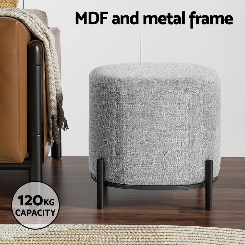 **/Ottoman, Round Footstool Lo - đánh giá và giá Home Office Furniture