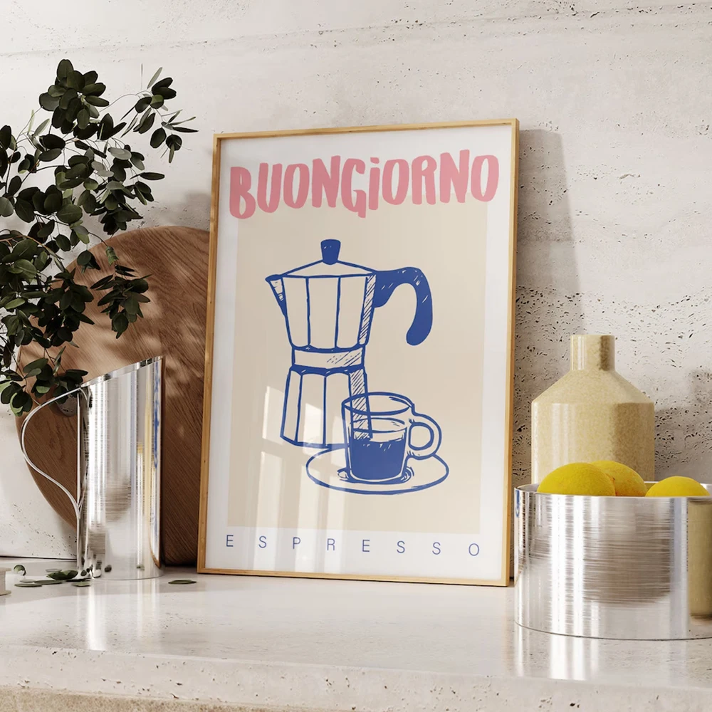 Modern Coffee Espresso Wall Ar - đánh giá và giá Home Office Ideas