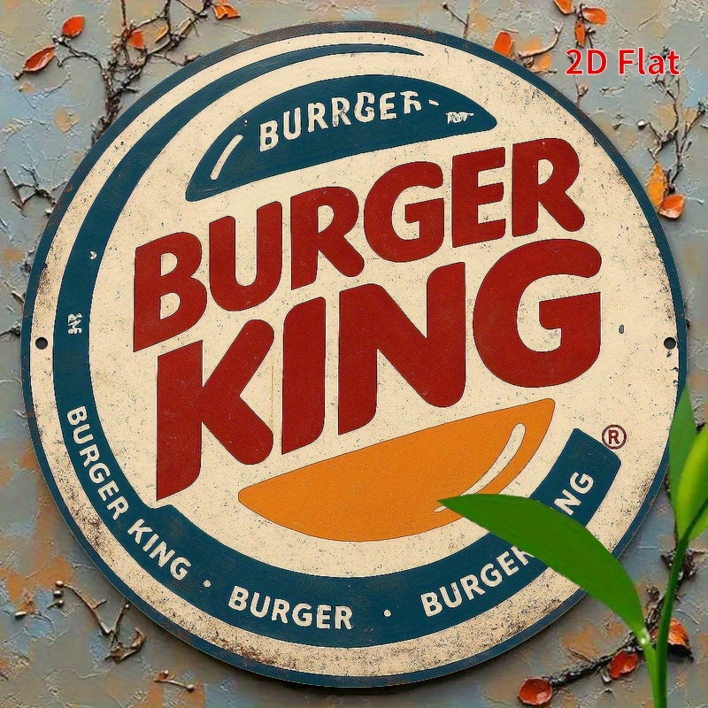 Burger King Retro wooden logo  - đánh giá và giá Home Office Logo