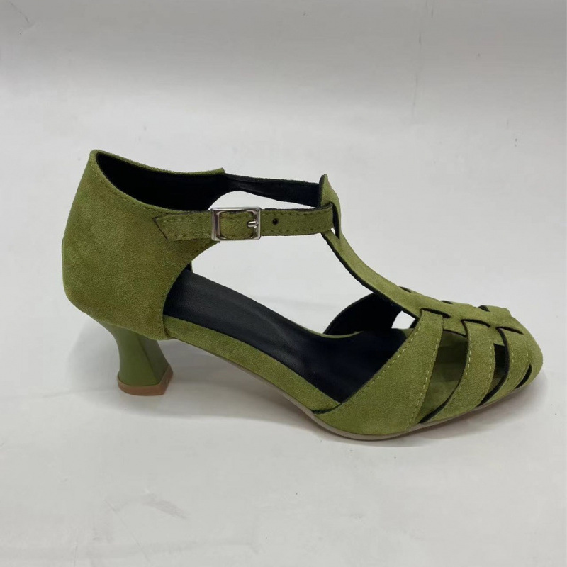 Women's Green Suede Kitten Hee - đánh giá và giá Home Office Size