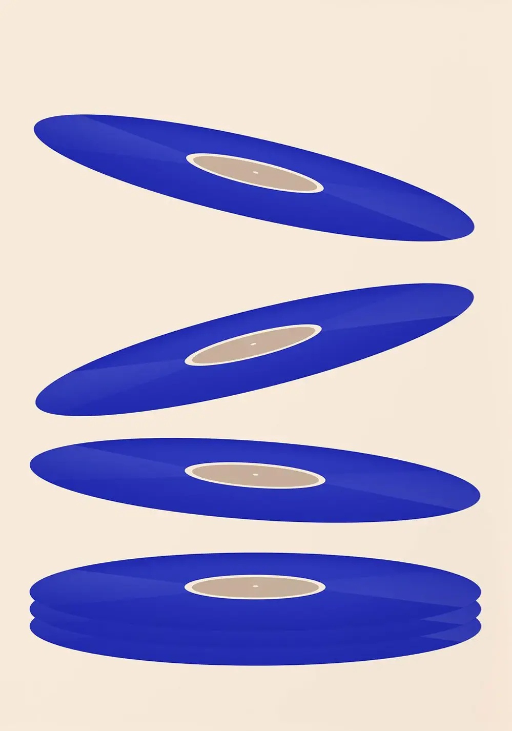 Mid Century Vinyl Record Canva - đánh giá và giá Home Office Furniture