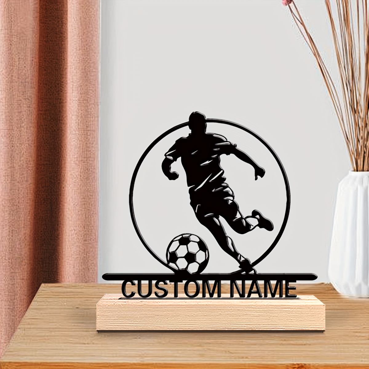 Custom Soccer Player Metal Sta - đánh giá và giá Home Office Ideas