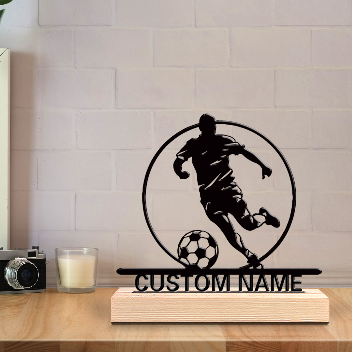 Custom Soccer Player Metal Sta - đánh giá và giá Home Office Ideas