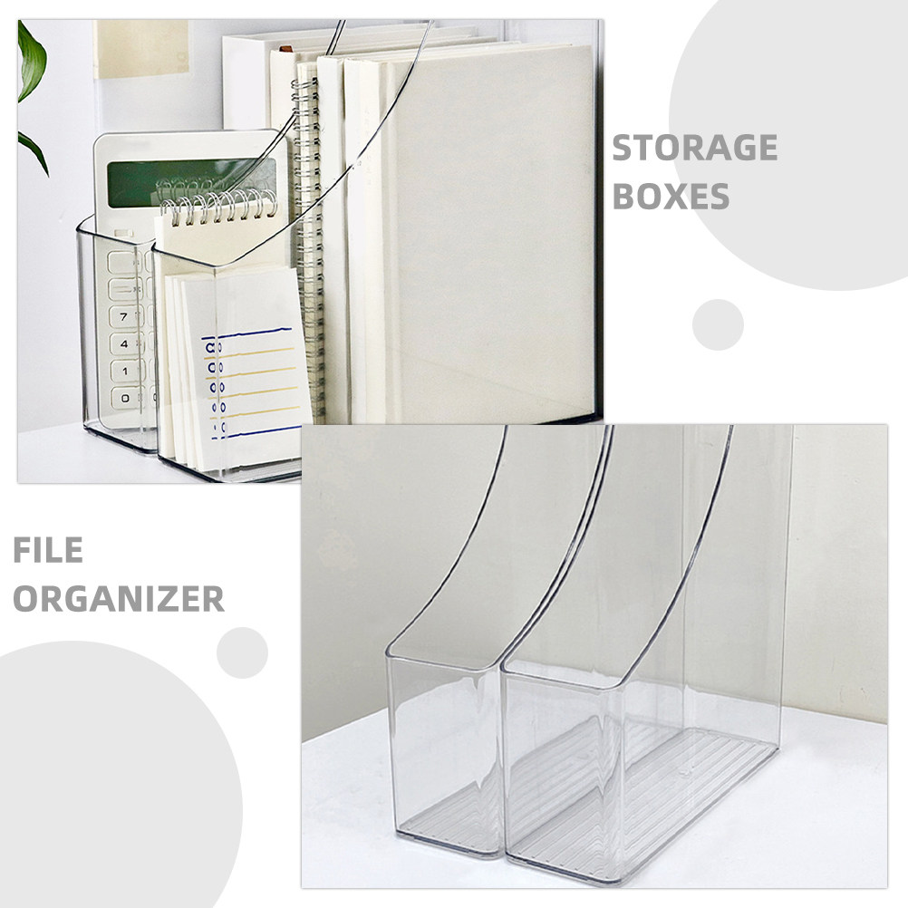 2Pcs Transparent File Organize - đánh giá và giá Home Office And Library