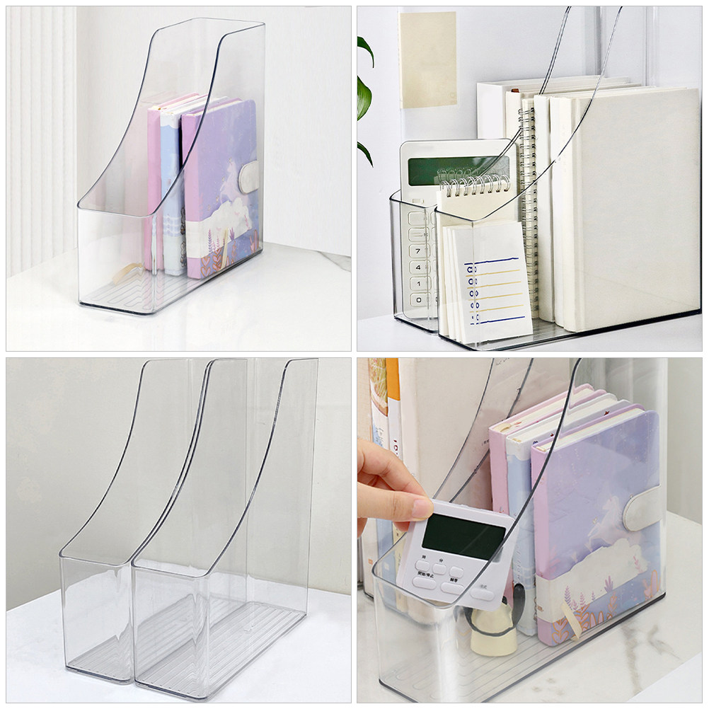2Pcs Clear File Boxes Transpar - đánh giá và giá Home Office And Library