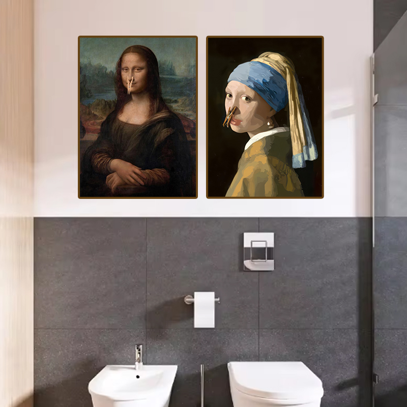 1pc Funny Abstract Bathroom To - đánh giá và giá Home Office Furniture