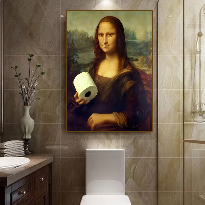 1pc Funny Abstract Bathroom To - đánh giá và giá Home Office Furniture