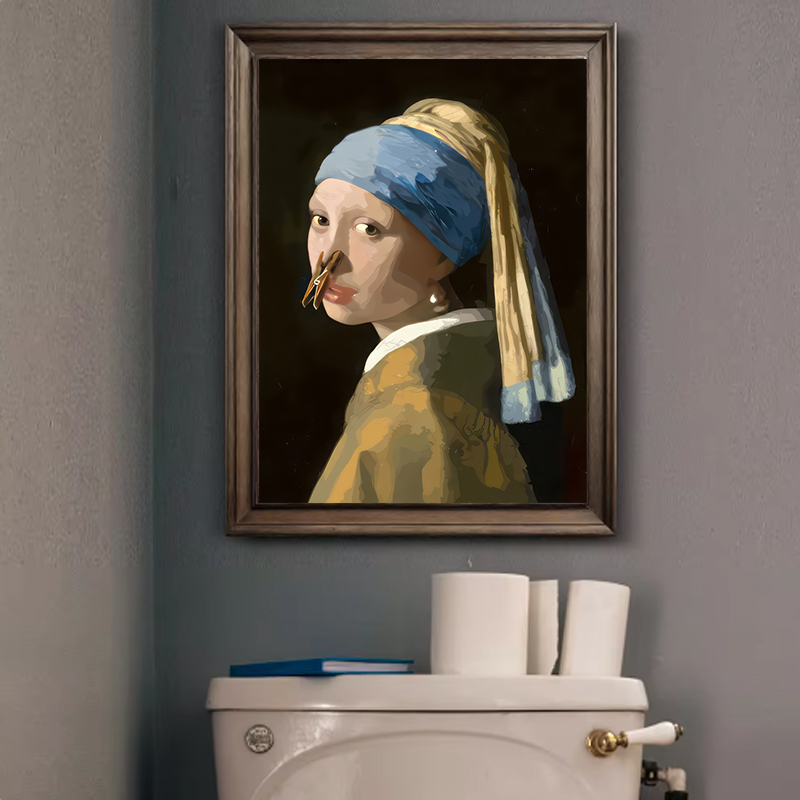 1pc Funny Abstract Bathroom To - đánh giá và giá Home Office Furniture