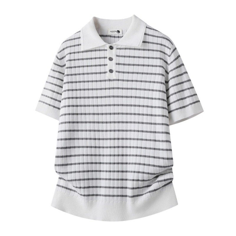 Men's Simple Striped Summer Kn - đánh giá và giá Home Office England