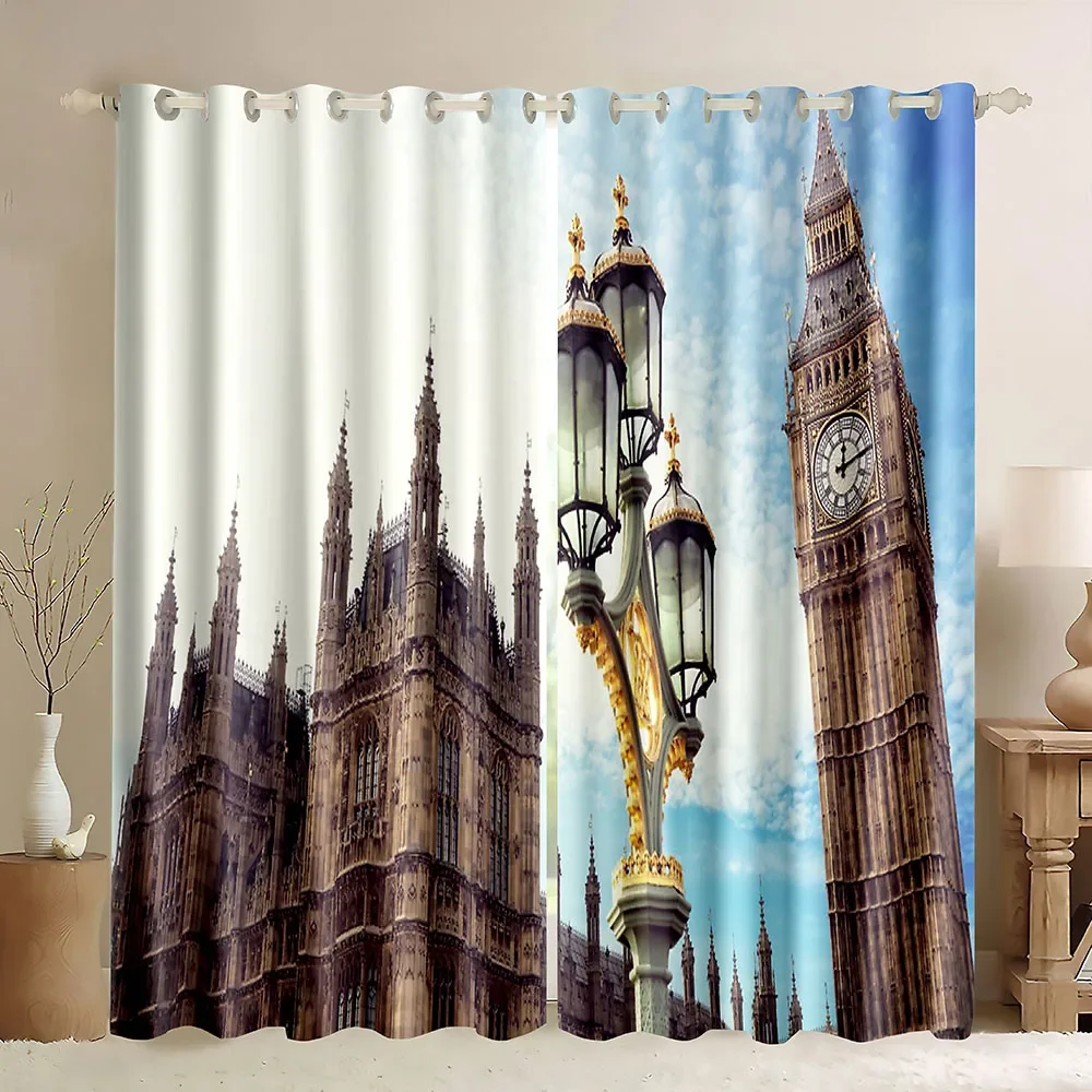 London Building Window Curtain - đánh giá và giá Home Office England