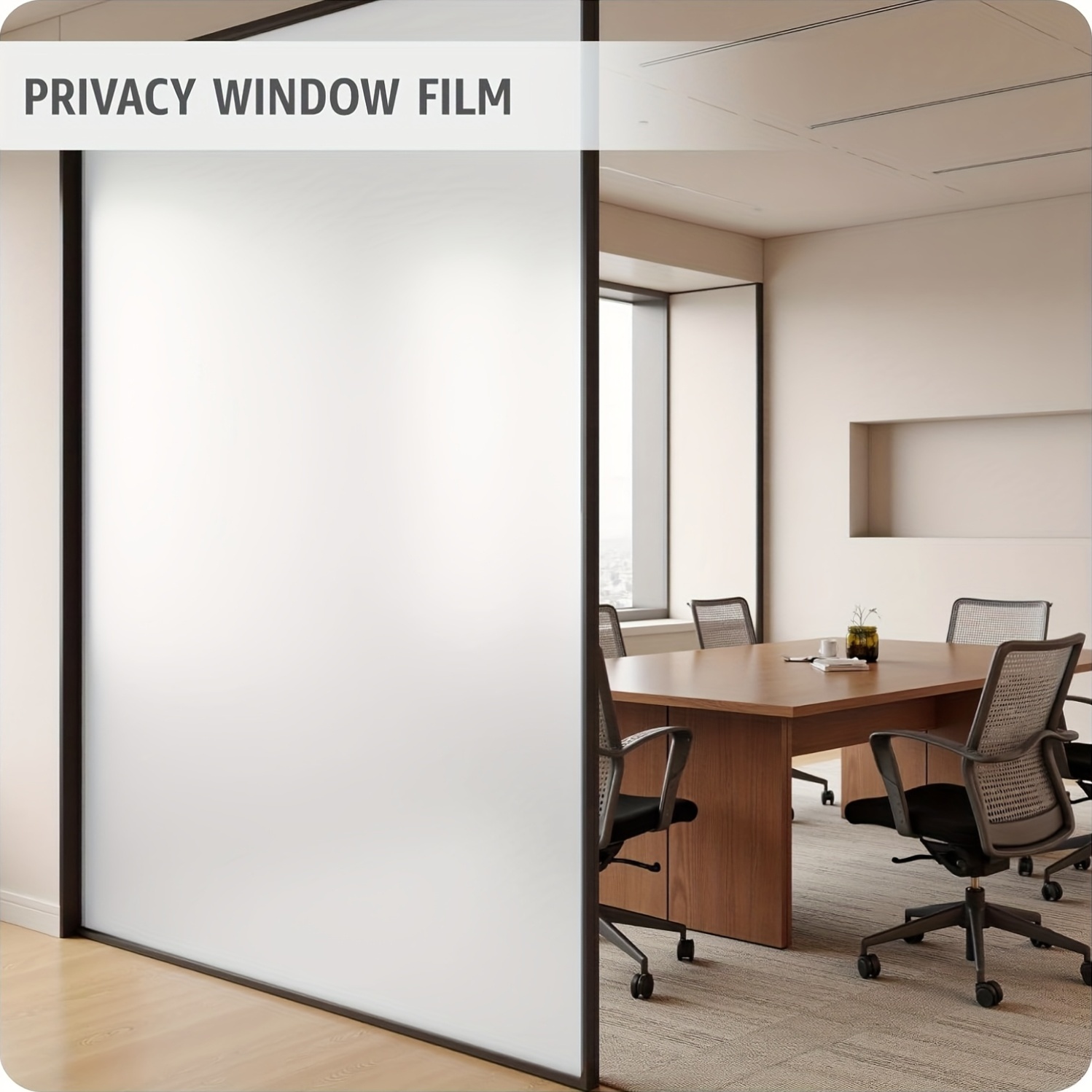 White Frosted Privacy Window F - đánh giá và giá Home Office Ideas