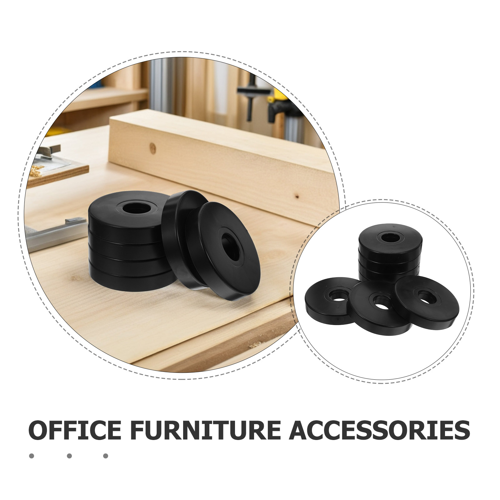 12Pcs Non Slip Round Caster Pa - đánh giá và giá Home Office Furniture