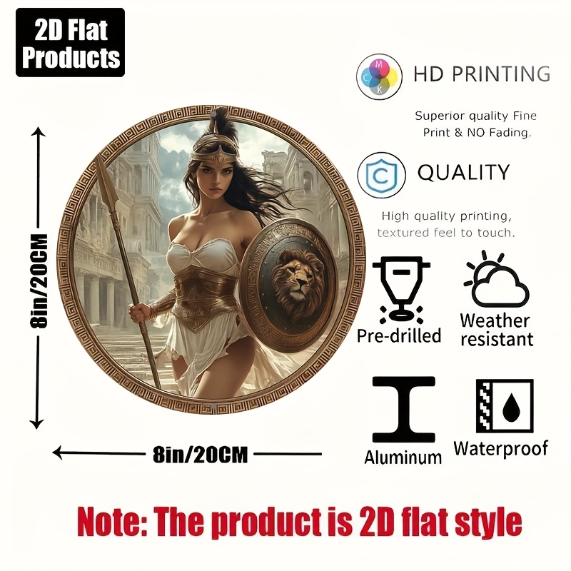 Vintage Greek Warrior Round Al - đánh giá và giá Home Office Ideas