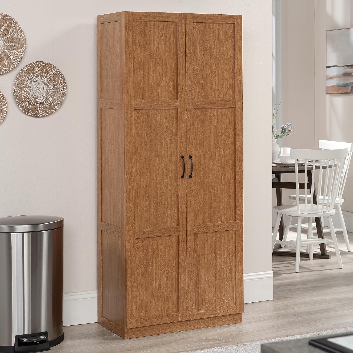 Tall Storage Cabinet, Freestan - đánh giá và giá Home Office Furniture