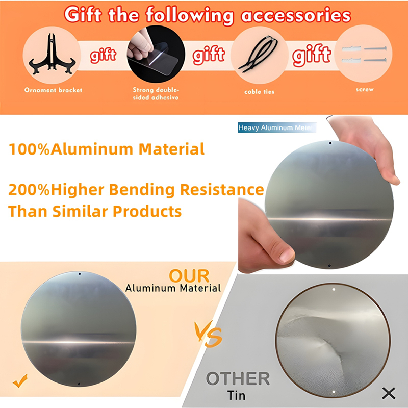 Round Metal Aluminum Mark Pira - đánh giá và giá Home Office Logo