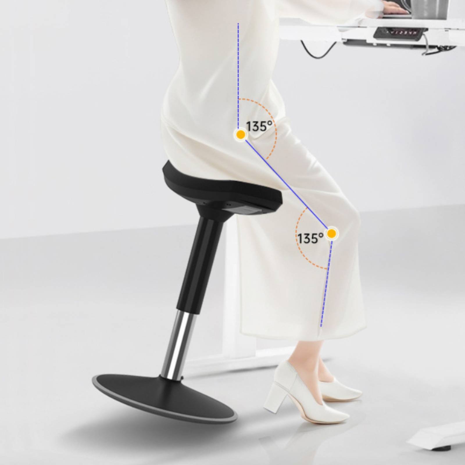Saddle Stool Comfortable Long  - đánh giá và giá Home Office Furniture
