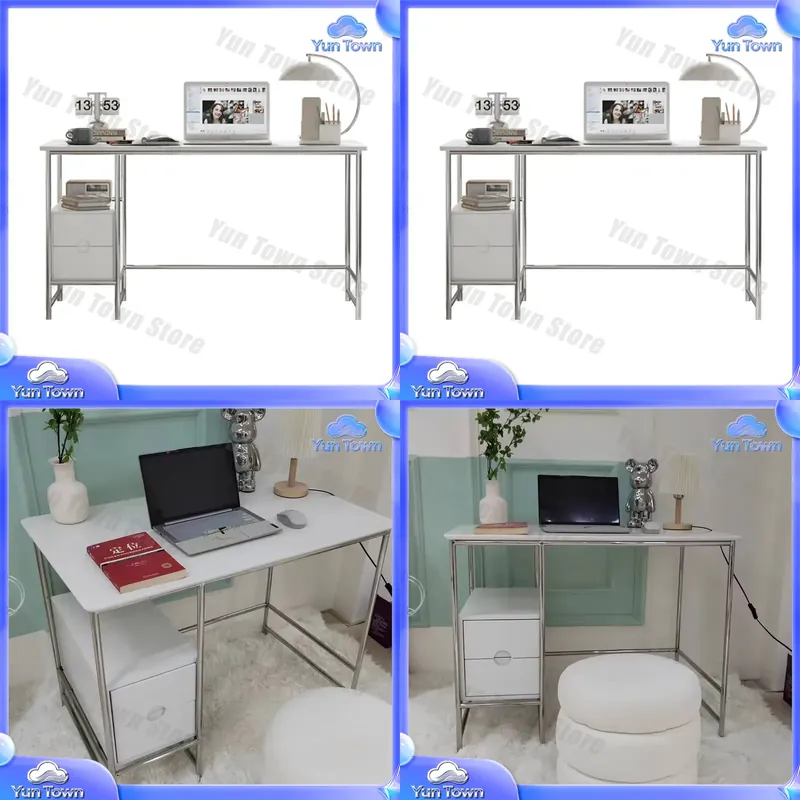 Simple Cream Computer Desk for - đánh giá và giá Home Office Of Ikea